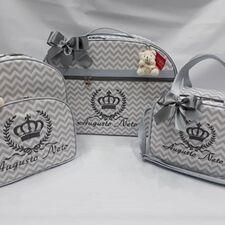 Kit Bolsas Bebê Menino no Jardim Arpoador
