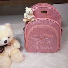 Comércio de Mochila Rosa Impermeável