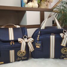 Kit Bolsa e Mochila com o Nome do Bebê no Brasil para Áustria
